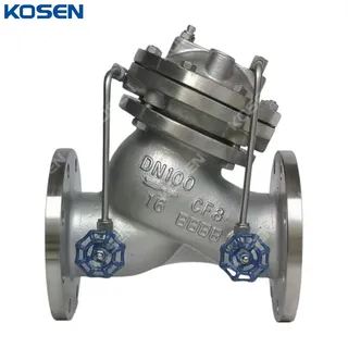 Water Pump Control Valve, ASTM A351 CF8, DN100, PN16, 4 IN