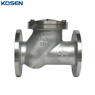 ASTM A351 CF8 Ball Check Valve, DN100, PN16, 4 IN, CL150, RF