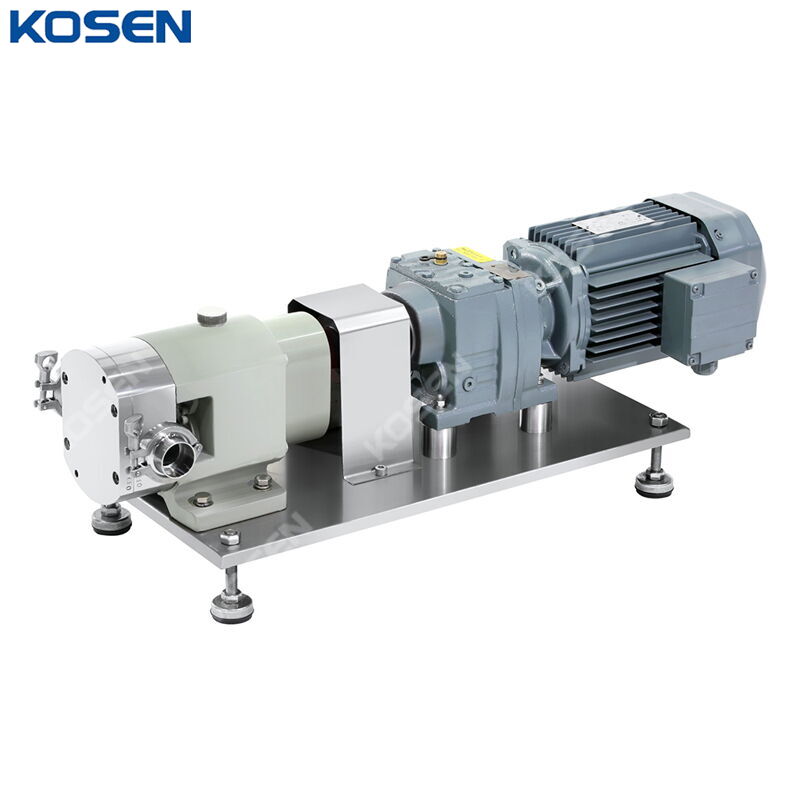 High-Performance Rotary Lobe Pump, SS 316L, 90 m3/h, 15 Bar