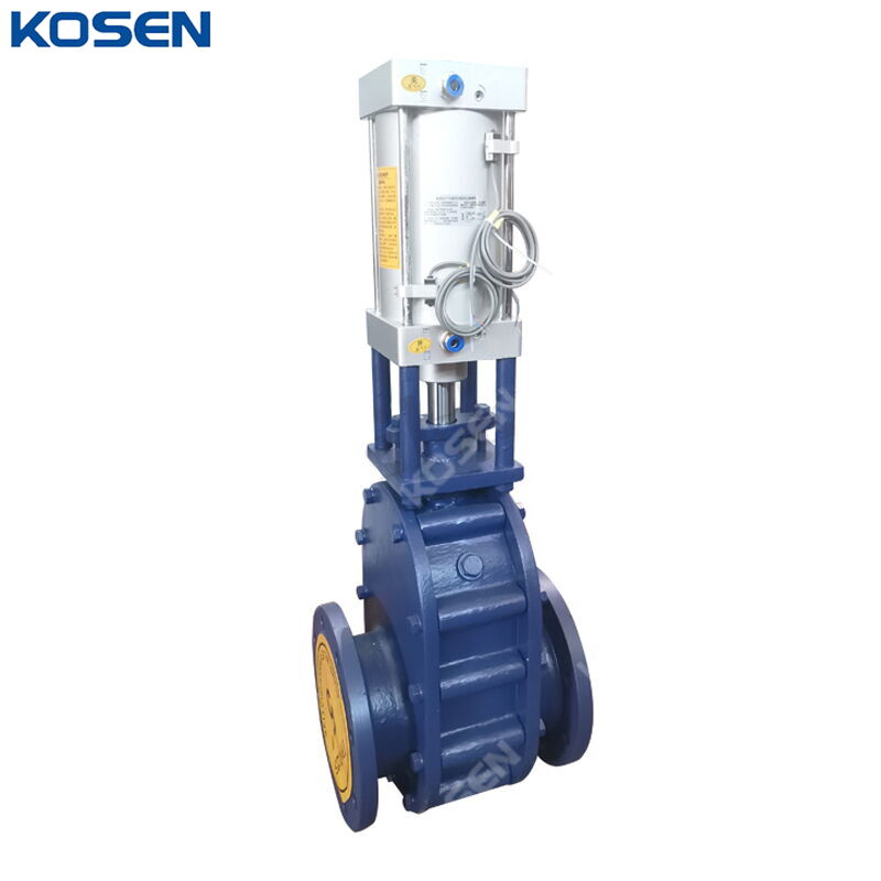 Ceramic Double Disc Gate Valve, 2-16 Inch, 150 LB, Pneumatic