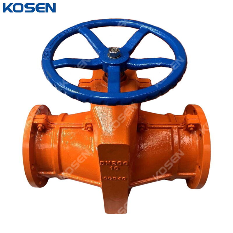 Sleeve Type Pinch Valve, Ductile Iron GGG40, DN200, PN10