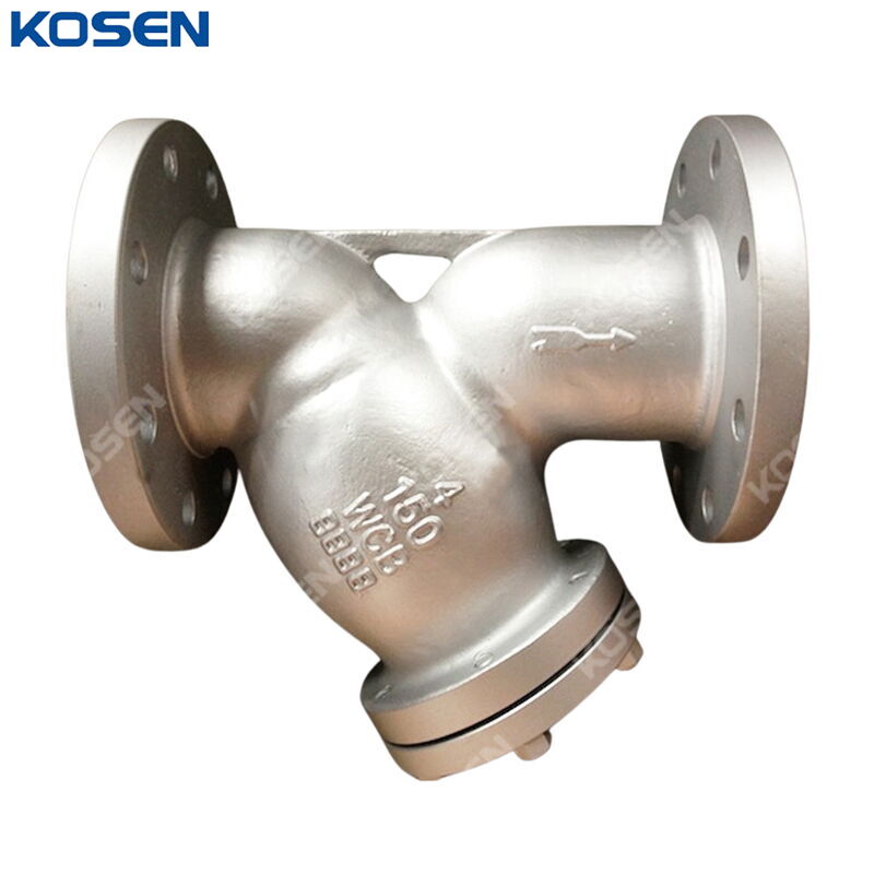 ASME B16.34 Y Strainers, WCB, SS 316 Screen, 4 Inch, 150 LB
