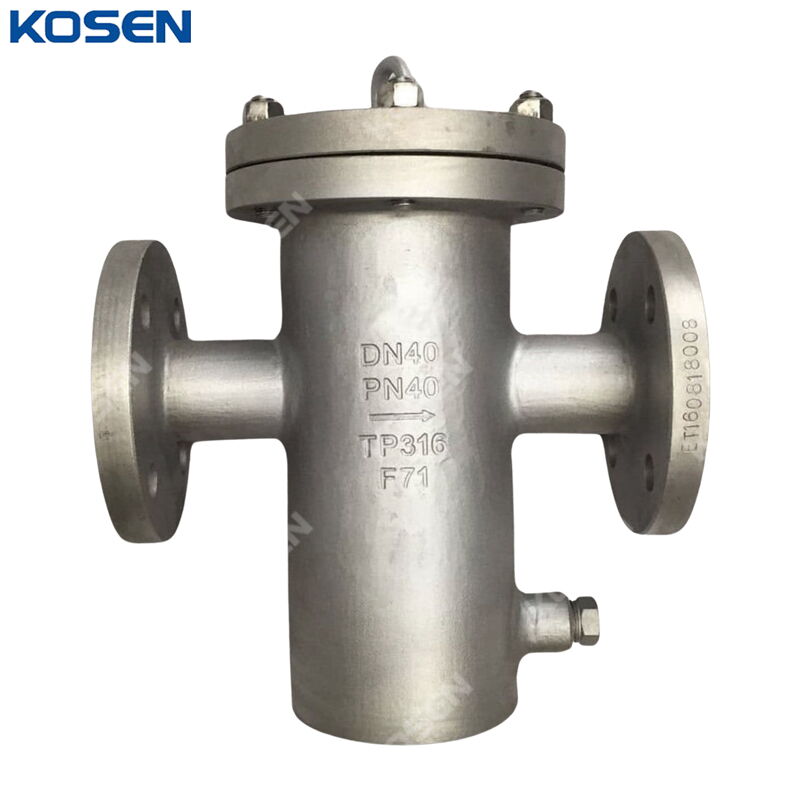 ASTM A312 TP316 Basket Strainer, ANSI B16.34, DN40, PN40, RF