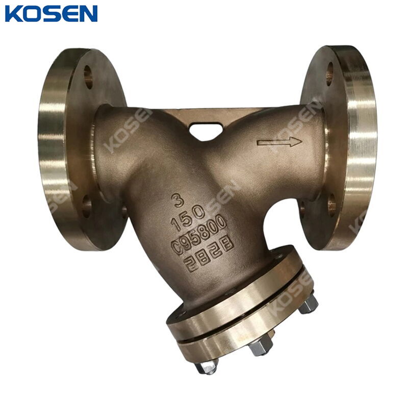 ASTM B148 C95800 Y Strainer, ASME B16.34, 3 Inch, CL150, RF