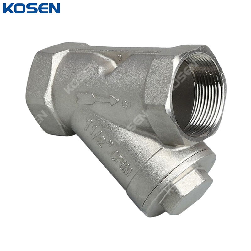 Investment Casting Y Strainer, A351 CF8M, 1-1/2 IN, 800 PSI