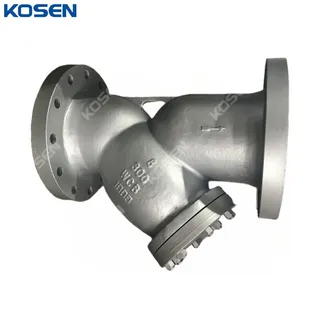 ASTM A216 WCB Y Strainers, ASME B16.34, 8 Inch, 300 LB, RF