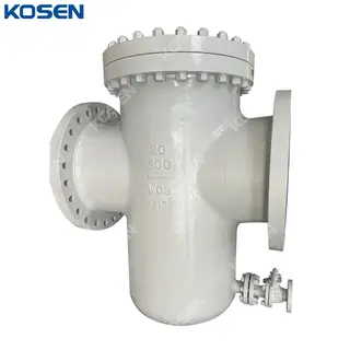 ASME B16.34 Basket Strainer, ASTM A216 WCB, 20 IN, CL300 LB