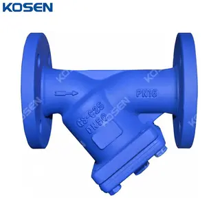 DIN 3352 Y Type Strainers, GS-C25, SS 304 Screen, DN50, PN16