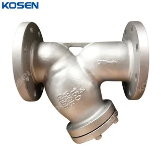 ASME B16.34 Y Strainers, WCB, SS 316 Screen, 4 Inch, 150 LB