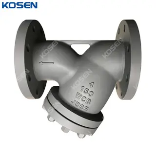 Carbon Steel ASTM A216 WCB Y Strainer, 4 IN, 150 LB, RF Ends