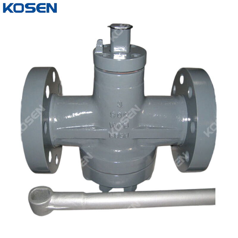 API 599 Lubricated Plug Valve, A216 WCB, 3 Inch, 900 LB, RTJ