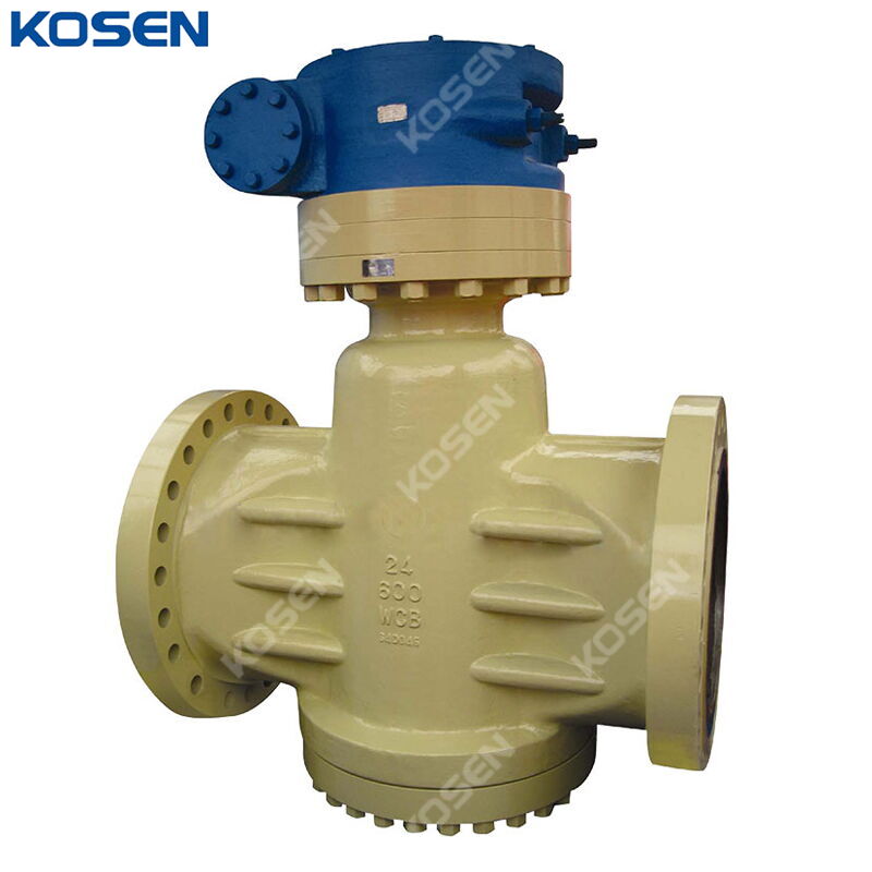 API 6D Plug Valve, A216 WCB, 24 IN, CL600, Pressure Balanced