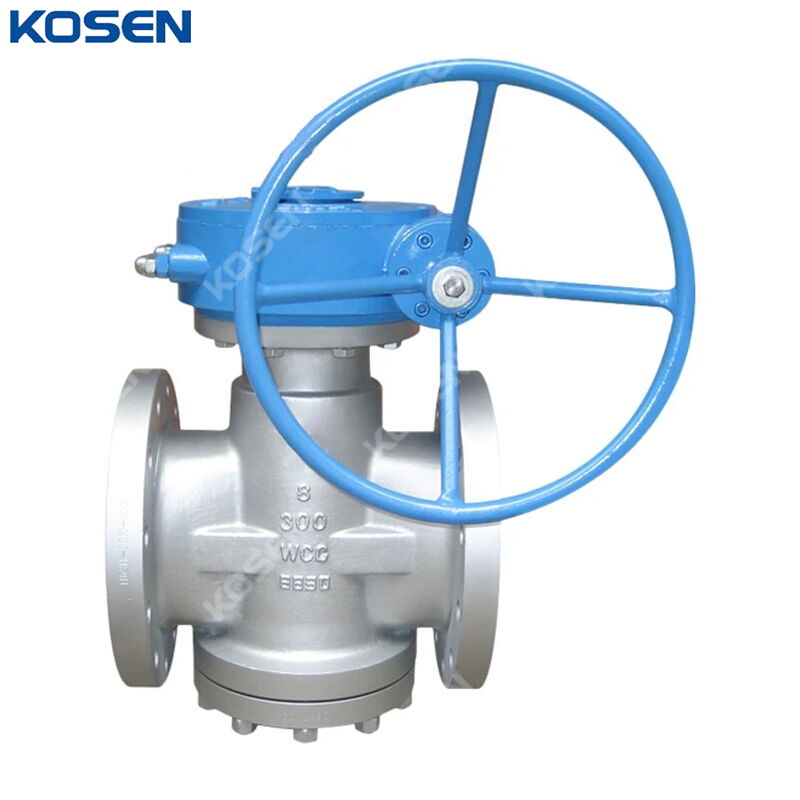ASTM A216 WCC Lubricated Plug Valve, API 6D, 8 IN, CL300, RF