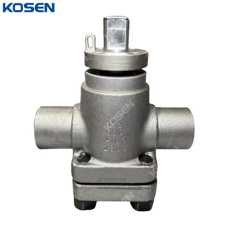 Pressure Balanced Lubricated Plug Valve, ASTM A105, 1-1/2 IN