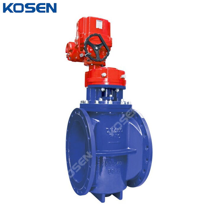 Electric Actuated Eccentric Plug Valve, API 6D, GGG40, DN450