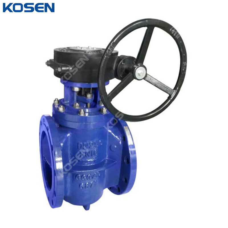 GGG40 Eccentric Plug Valve, API 6D, DN250, PN10, Elastic Seat