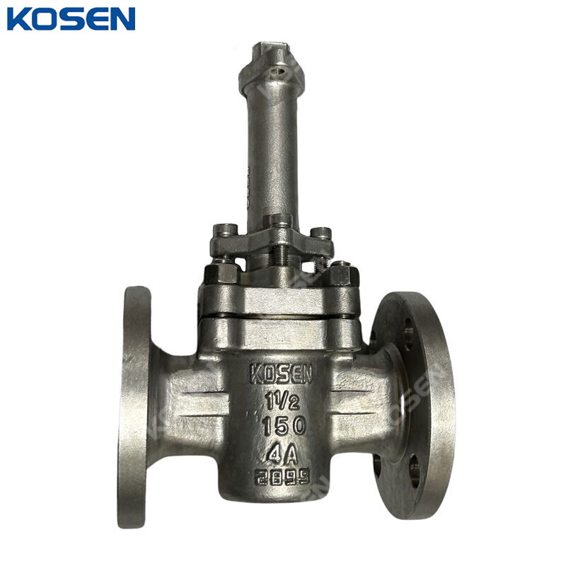 Extended Stem Plug Valve, API 599, A890 4A, 1-1/2 IN, 150 LB