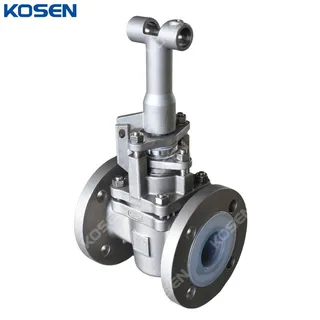 FEP Lined Plug Valve, API 6D, ASTM A351 CF8M, DN50, PN16, RF