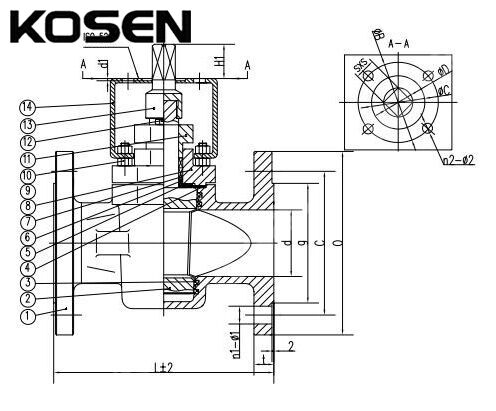 Sleeved Plug Valve Structural Diagram