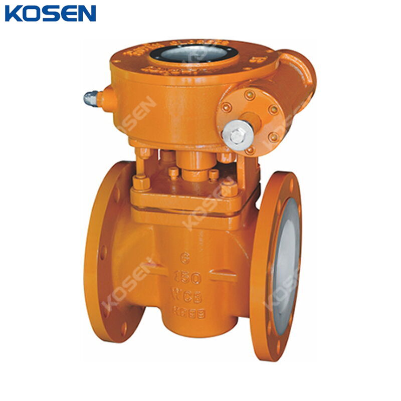 Teflon Lined Plug Valve, API 6D, A216 WCB, 6 Inch, CL150, RF