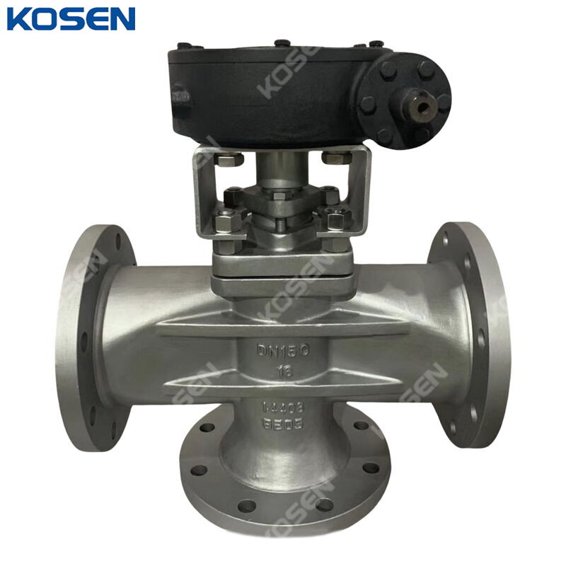 Three Way Sleeved Plug Valve, API 6D, EN 1.4408, DN150, PN16