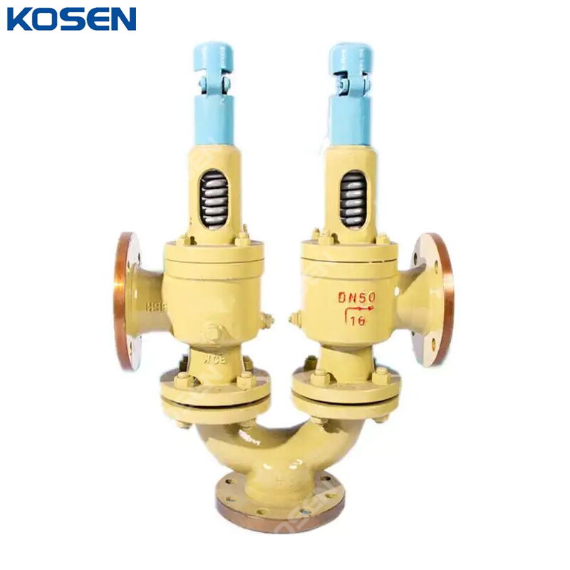 Duplex Spring Safety Valve, API 526, ASTM A216 WCB, DN50, RF