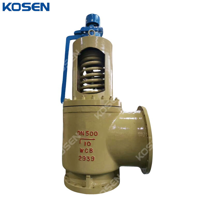 Full Lift Safety Valve with Lever, API 526, WCB, DN500, PN10