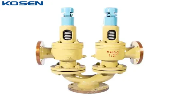 Duplex Spring Safety Valve, API 526, ASTM A216 WCB, DN50, RF | Kosen