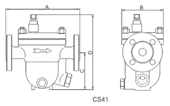 Free Float Steam Trap, Ball Float Steam Trap Structural Diagram