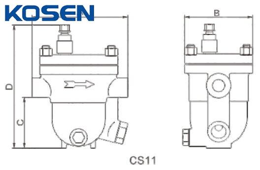 Free Float Steam Trap Structural Diagram