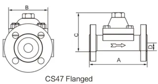 Bimetallic Steam Trap Structural Diagram