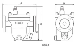 Free Float Steam Trap, Ball Float Steam Trap Structural Diagram