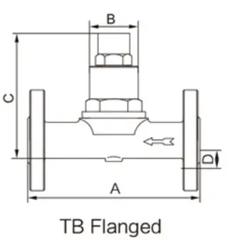 Carbon Steel Bimetallic Steam Trap Structural Diagram