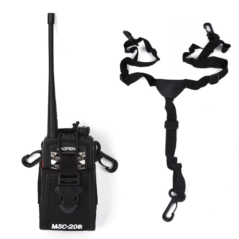 Mufti-Functional Nylon Two Way Radio Case Bag MSC-20B