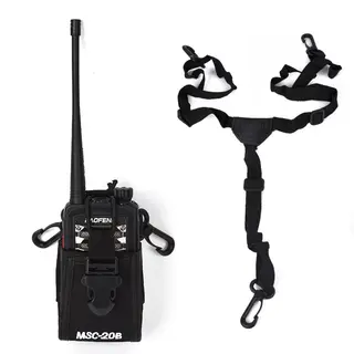 Mufti-Functional Nylon Two Way Radio Case Bag MSC-20B