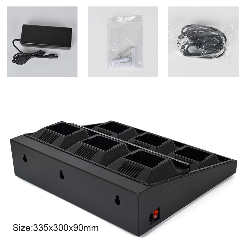 Multiple 6 Units Li-ion Battery Charger CP3688-6