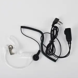 Rubber Single Walkie Talkie Earphone TC-614