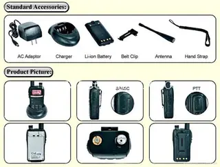 FM Dual Band Two Way Radio TC-6100PLUS