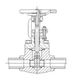 Flange connection and weld connection