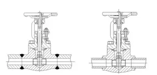 Connection of valves