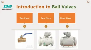 Introduction to 1 Piece & 2 Piece & 3 Piece Ball Valves