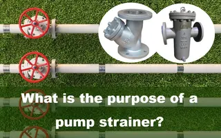 What is the Purpose of a Pump Strainer?