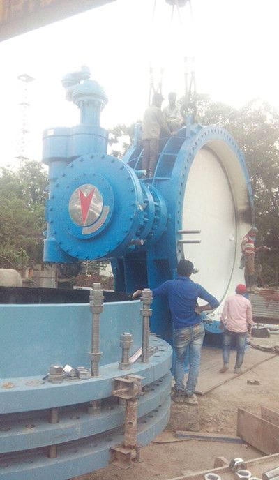 DN3750 Butterfly Valves Successfully Installed in India