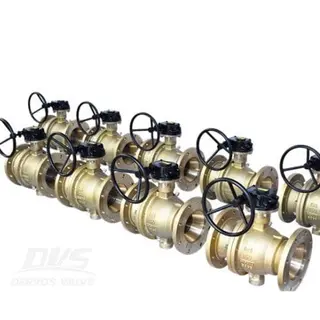 ASTM B148 C95800 Ball Valve, 2PC, 8 x 6 IN, CL150, API 6D