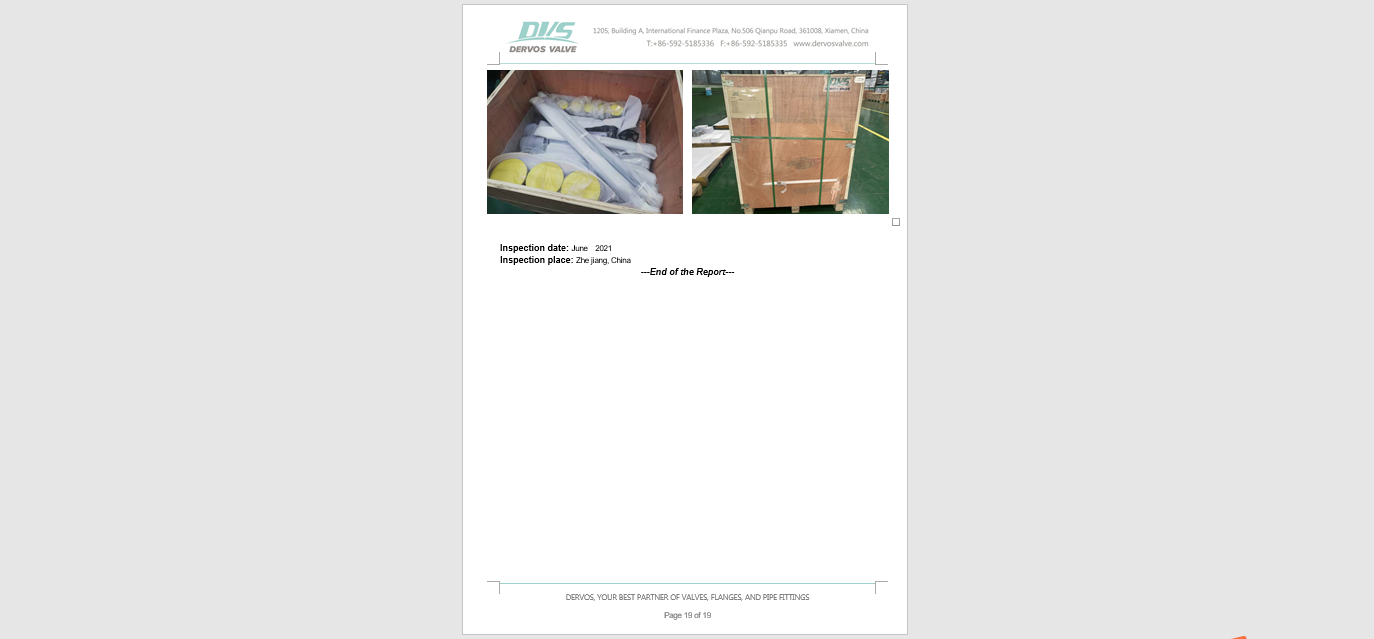 Inspection Report Seven