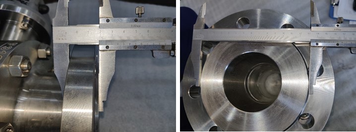Trunnion Ball Valve dimension checking