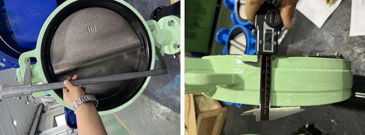 Dimension Checking for Butterfly Valve