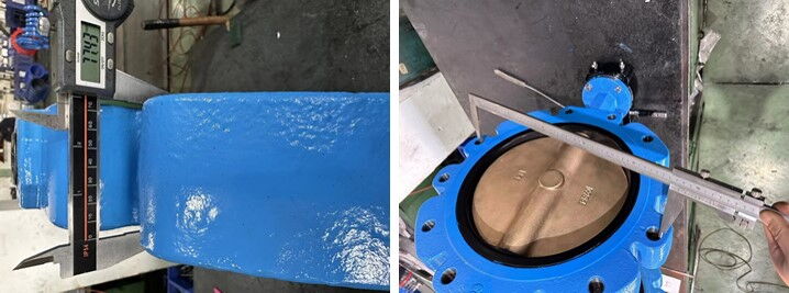 Dimension Checking for Concentric Butterfly Valve