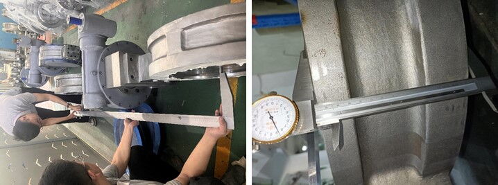 Dimension Checking for Butterfly Valve