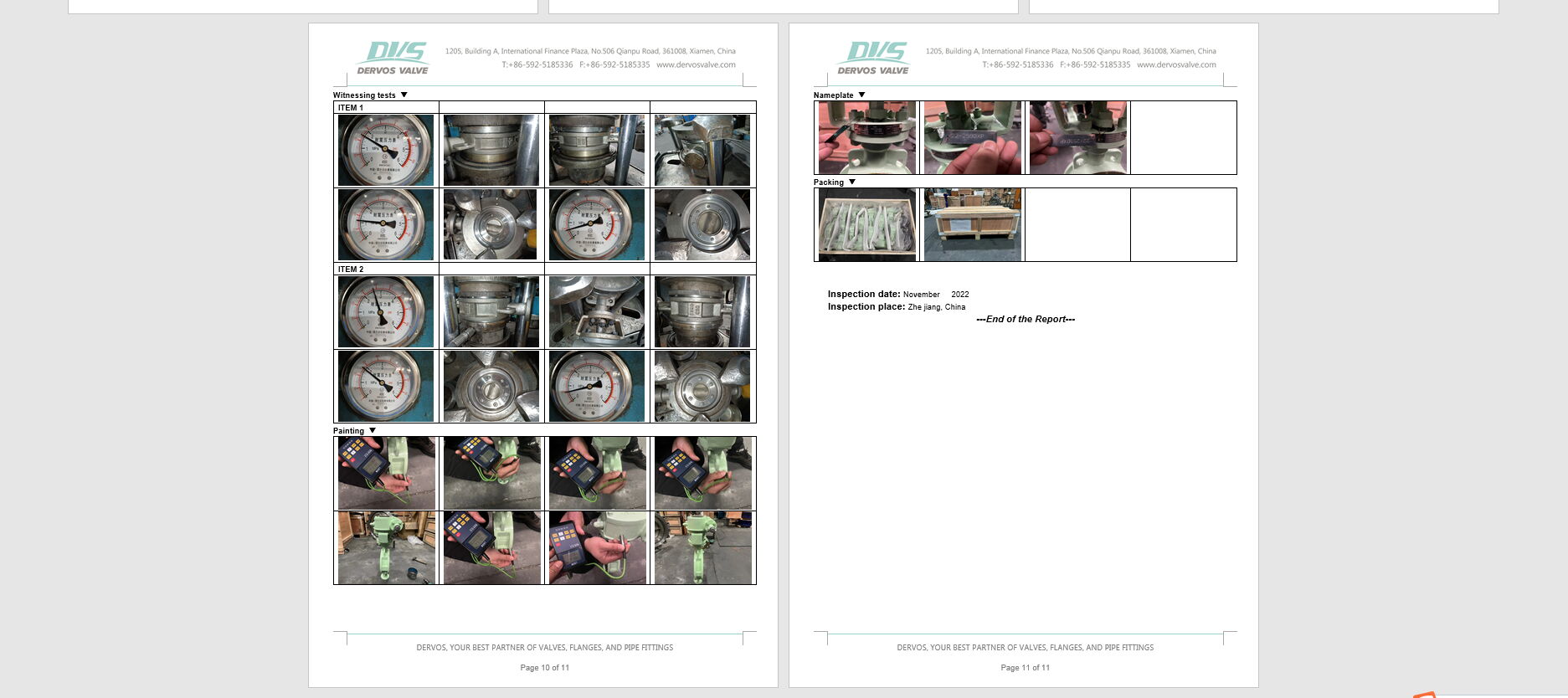 Inspection Report Inspection Report
